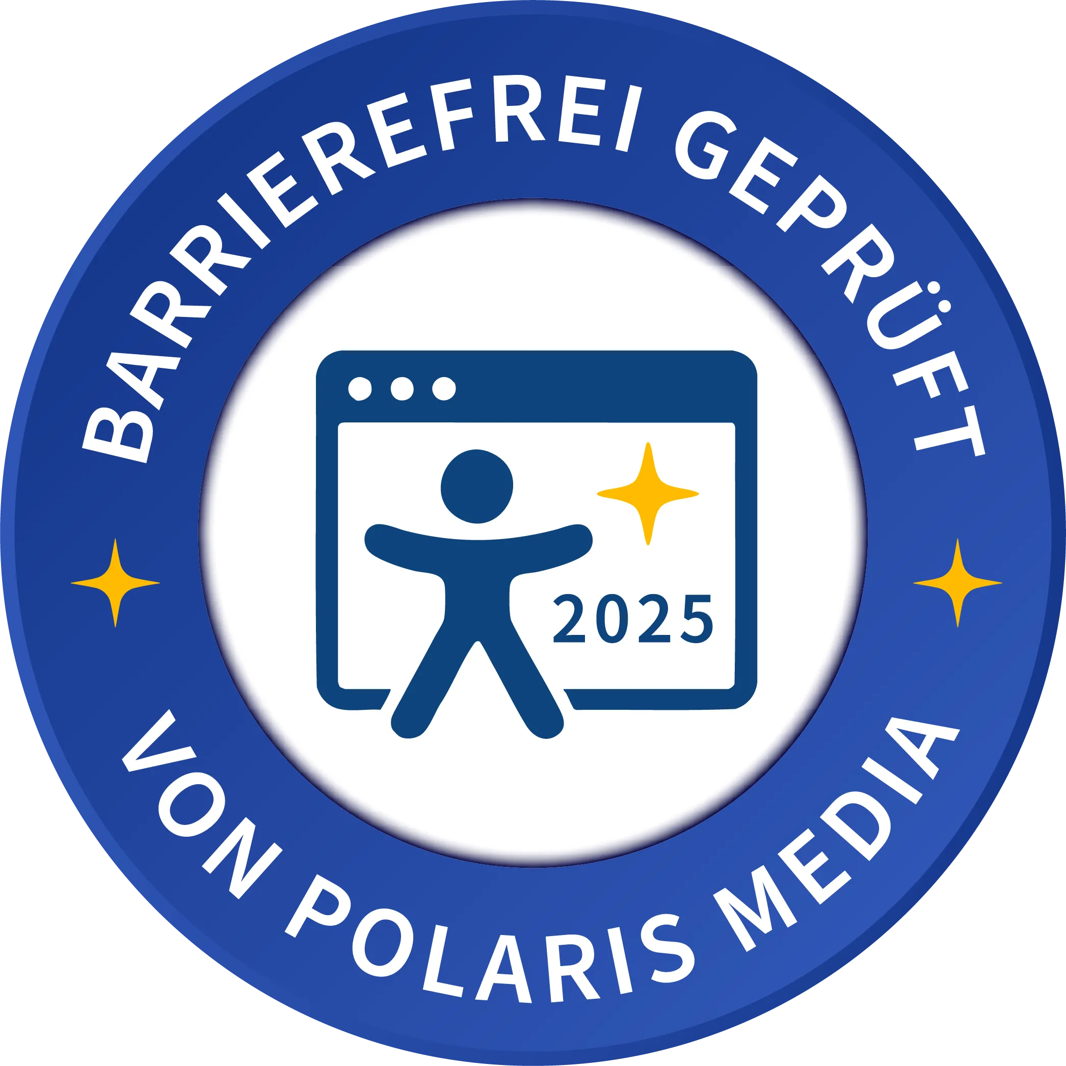 Barrierefrei geprüft von Polaris Media 2025